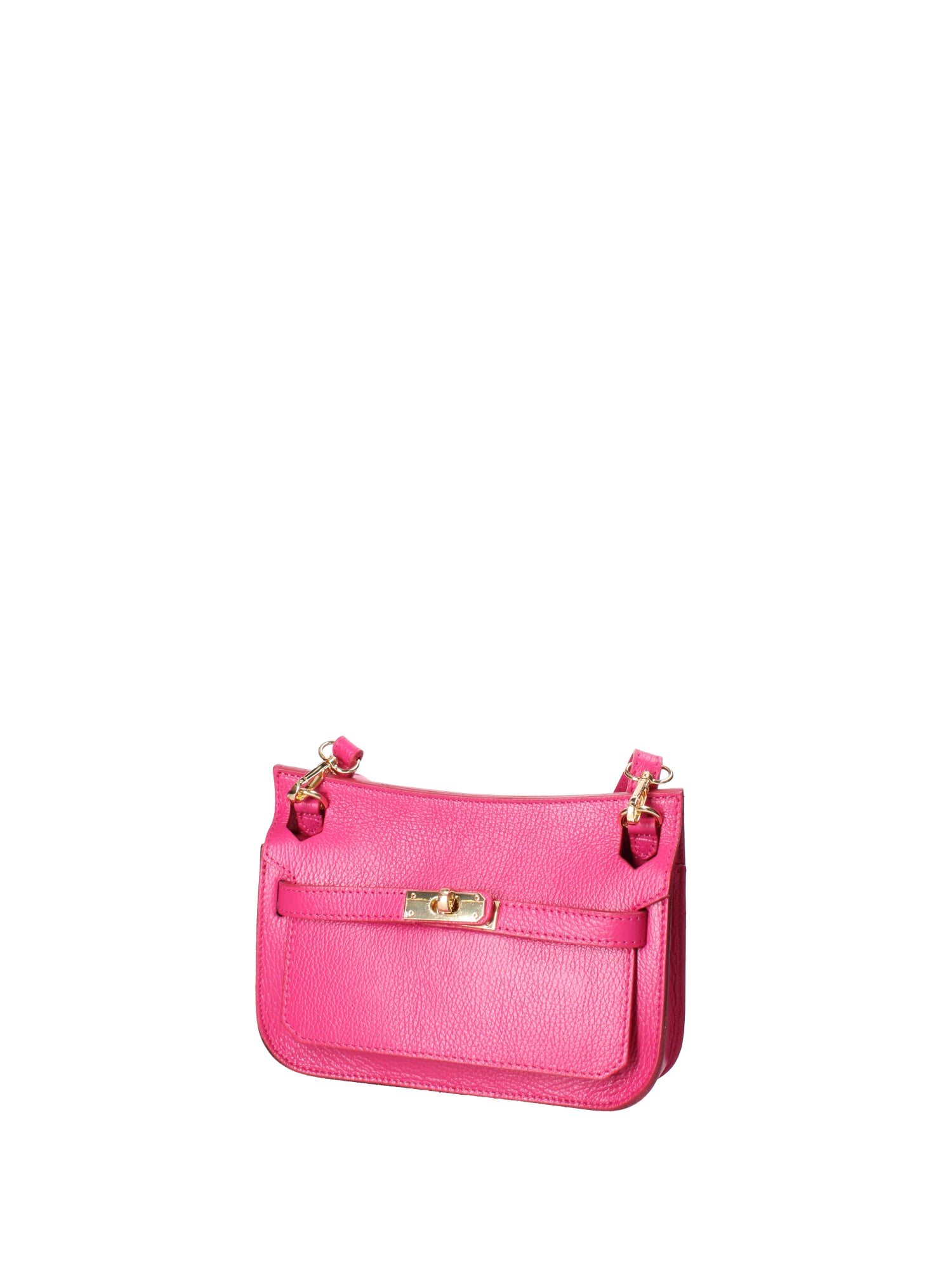 Katie Borsa a tracolla da donna 100% vera pelle 07145-D02 FUXIA Viola Castellani