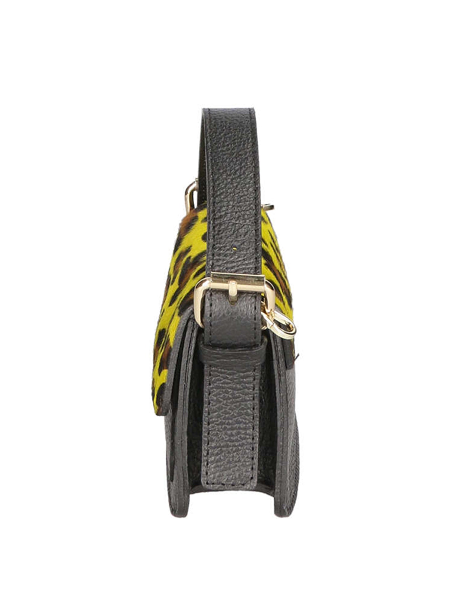 Aleide Borsa a mano da donna Vera pelle 04858-LEO G GIALLO Gave Lux