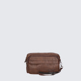 Pochette uomo in pelle PU Vegan PCL3048-BROWN Northampton Polo Club