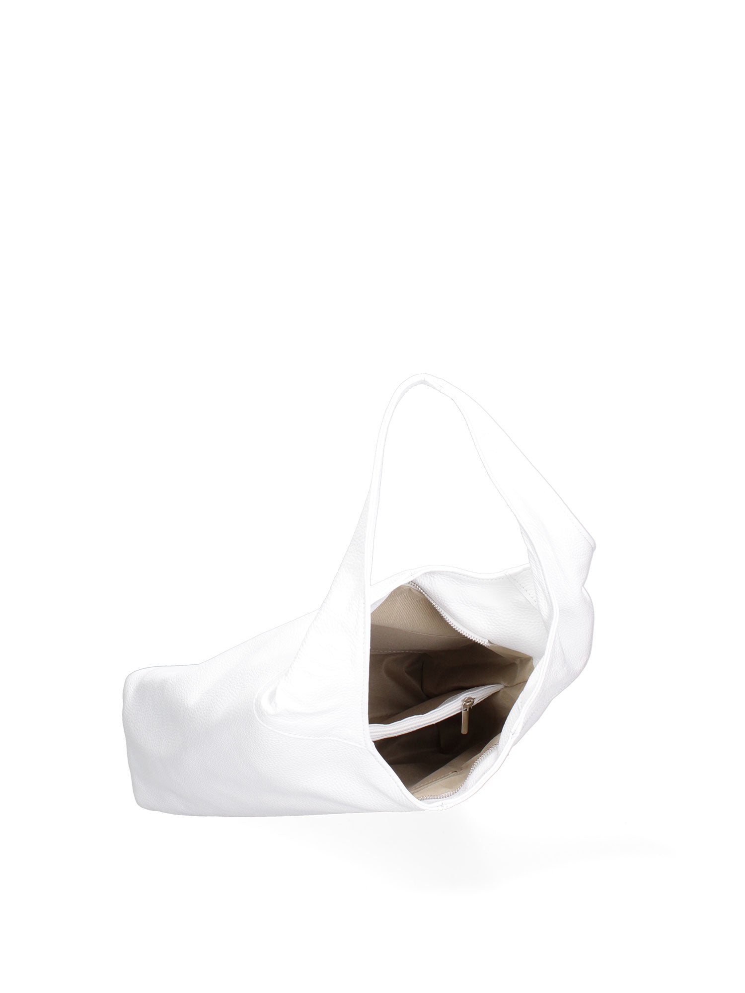 Aria Borsa a mano da donna 100% pelle 07029-D01 BIANCO Gave Lux