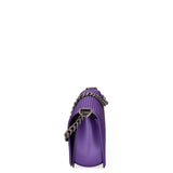 Borsa a mano da donna 100% Pvc FLAT-M-BALL 24-VIOLET INDIGO - BRUSH CDF Marc Ellis