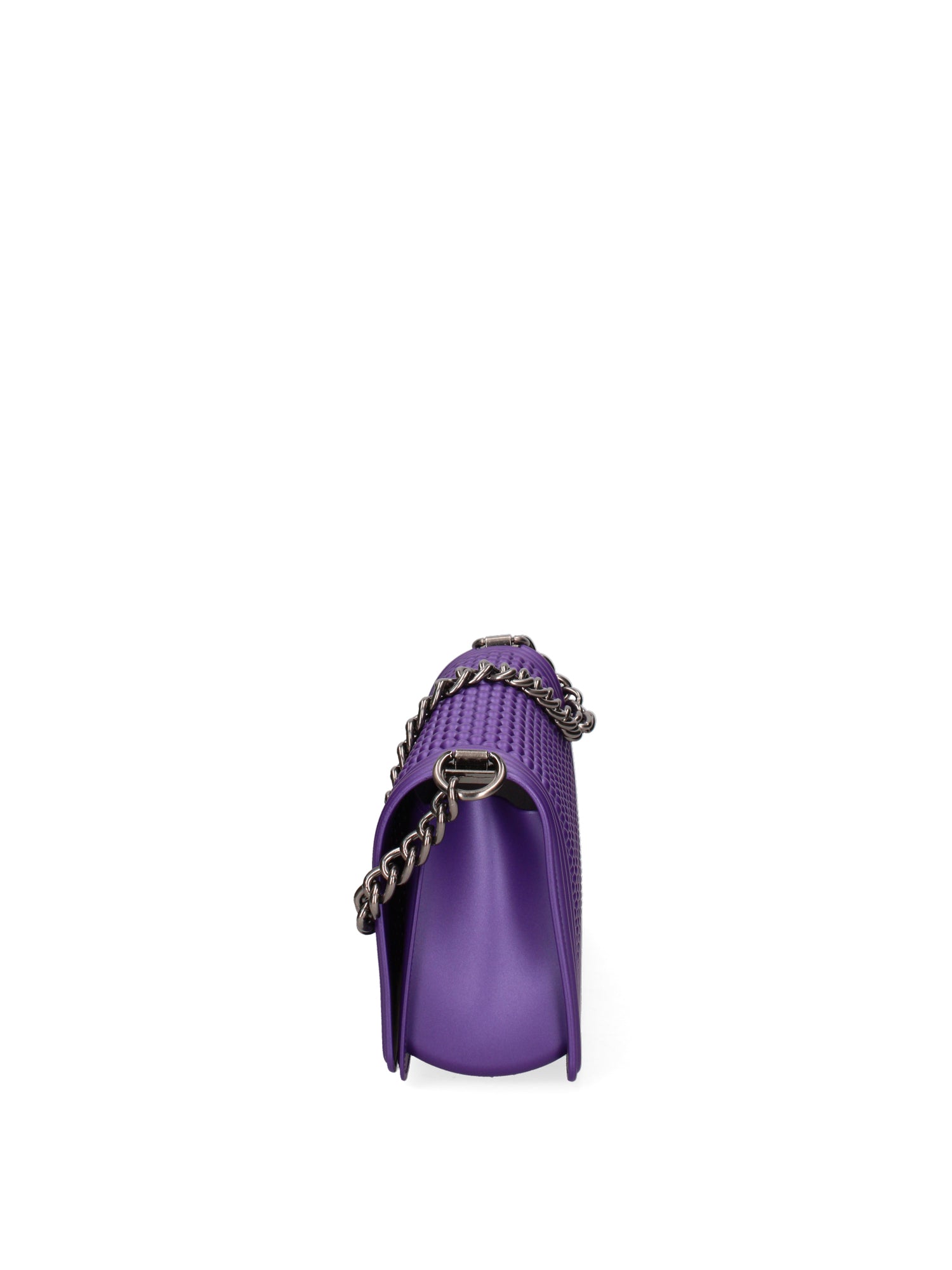 Borsa a mano da donna 100% Pvc FLAT-M-BALL 24-VIOLET INDIGO - BRUSH CDF Marc Ellis