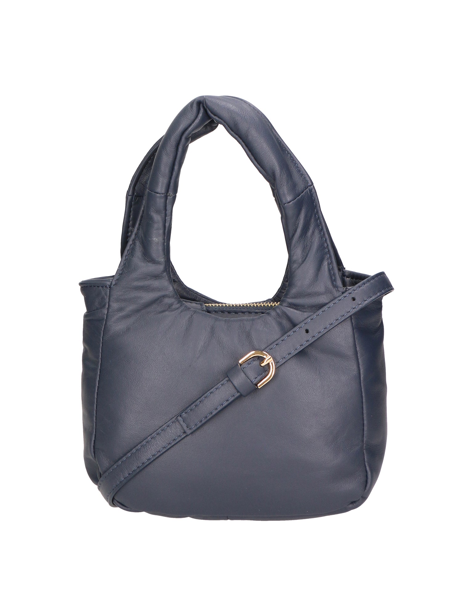 Virna Borsa a mano da donna Vera Pelle 06501-S24 BLU JEANS Gave Lux