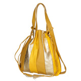 Oceania Borsa a spalla da donna Vera pelle 580041-SENAPE Gave Lux