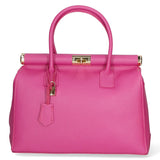 Aleria Borsa a mano da donna Vera pelle 8005-D02 FUXIA Gave Lux