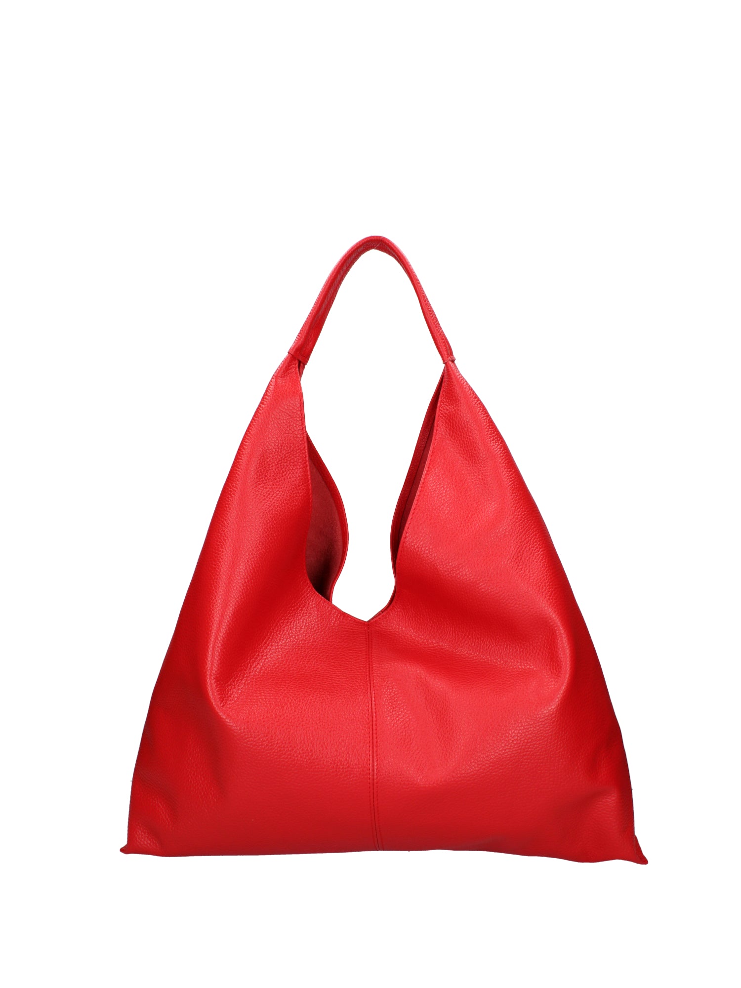 Borsa a mano da donna 100% vera pelle 07209-D58 ROSSO FUOCO Roberta Rossi