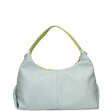 Borsa a spalla da donna Vera pelle 07233-D12 KIWI+D102 CIELO Roberta Rossi