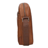 Borsa a tracolla uomo in pelle PU Casual PCL3008-COFFEE Northampton Polo Club