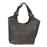 Elettra Borsa a mano da donna Vera pelle 80050-GRIGIO Gave Lux