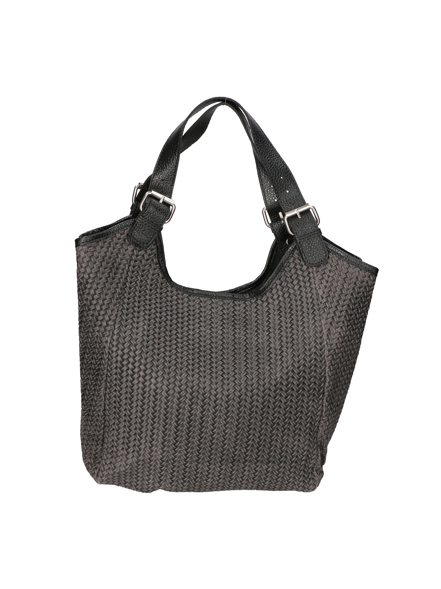 Elettra Borsa a mano da donna Vera pelle 80050-GRIGIO Gave Lux