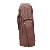 Borsa a tracolla uomo 100% PU Leather PCL3007-COFFEE Northampton Polo Club