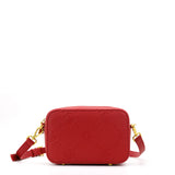 Borsa a tracolla da donna 100% pelle vegana PU GGB014RED Gabriella G Firenze
