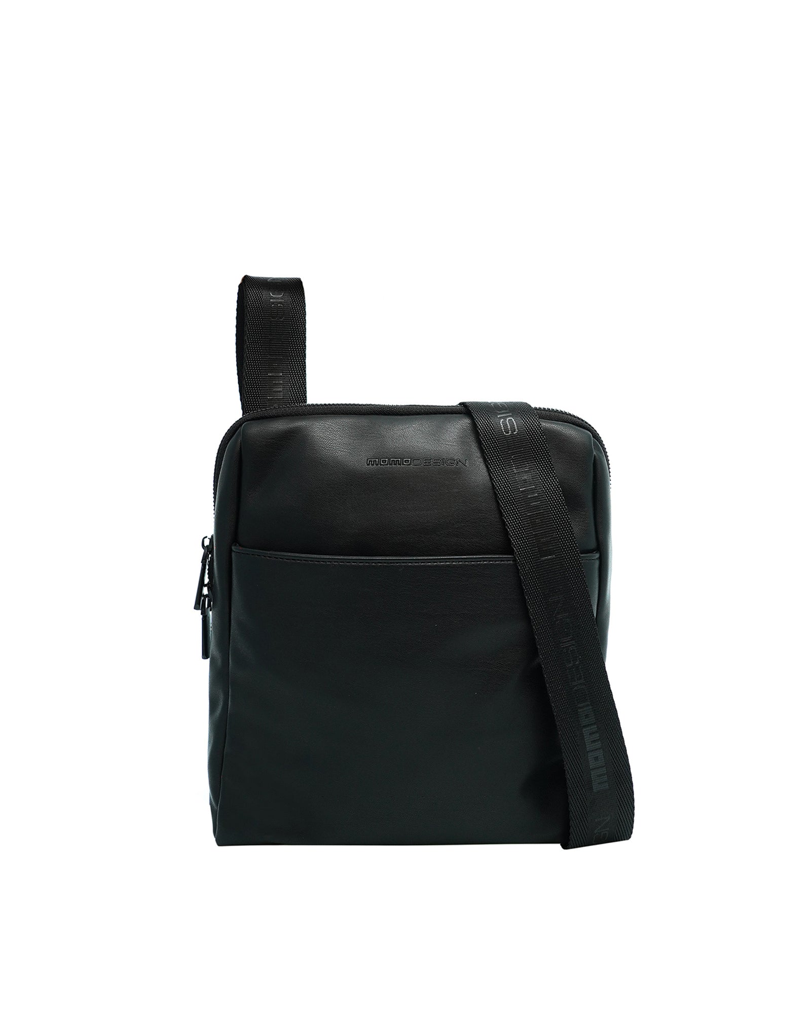 Borsa a tracolla uomo Tessuto e poliestere MO-17PU-BLACK Momo Design