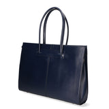 Eugenia Borsa a mano da donna 100% pelle 9008-BLU Gave Lux