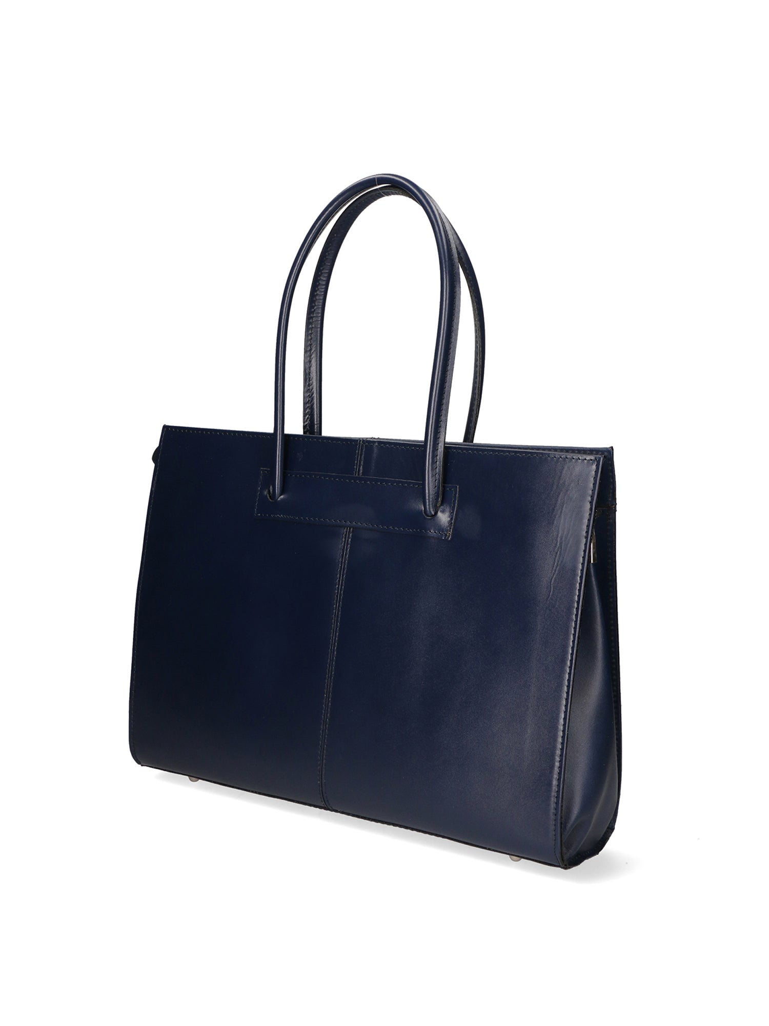Eugenia Borsa a mano da donna 100% pelle 9008-BLU Gave Lux