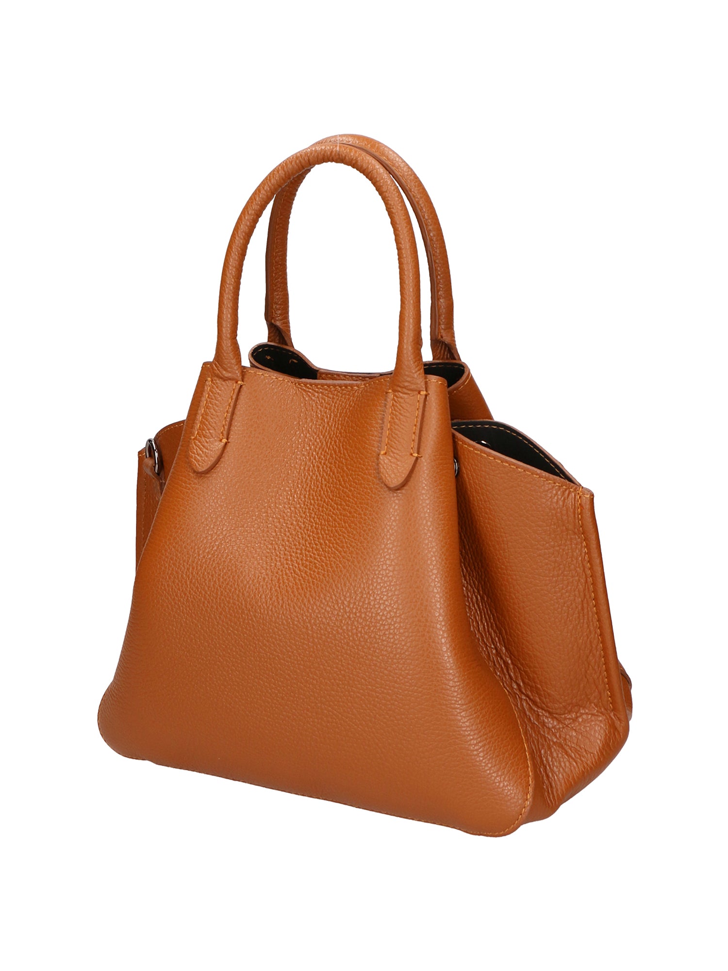 Vincenza Borsa a mano da donna Vera pelle 06898-D17 CUOIO Gave Lux