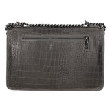 Crystalline Borsa a tracolla da donna Vera pelle 80066-GRIGIO Gave Lux