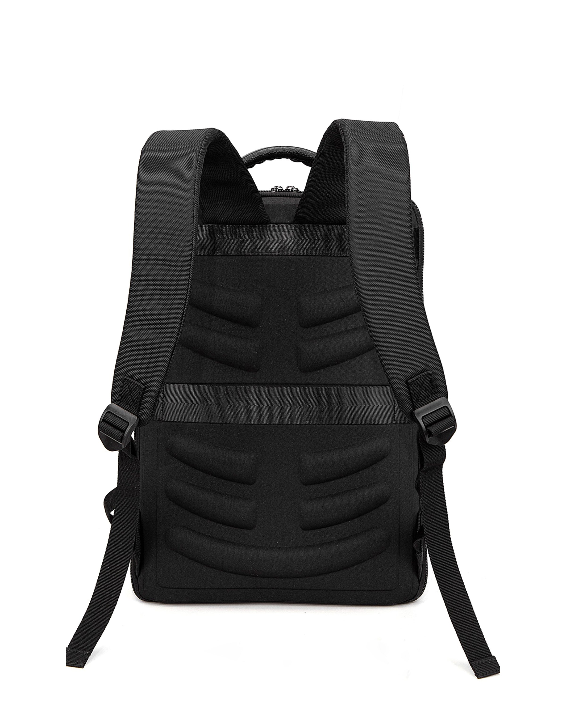 Zaino unisex in nylon e pelle Casual PC3194-NERO Northampton Polo Club