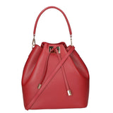 Erina Borsa a mano da donna Vera pelle 8073-L130 ROSSO SCURO Gave Lux