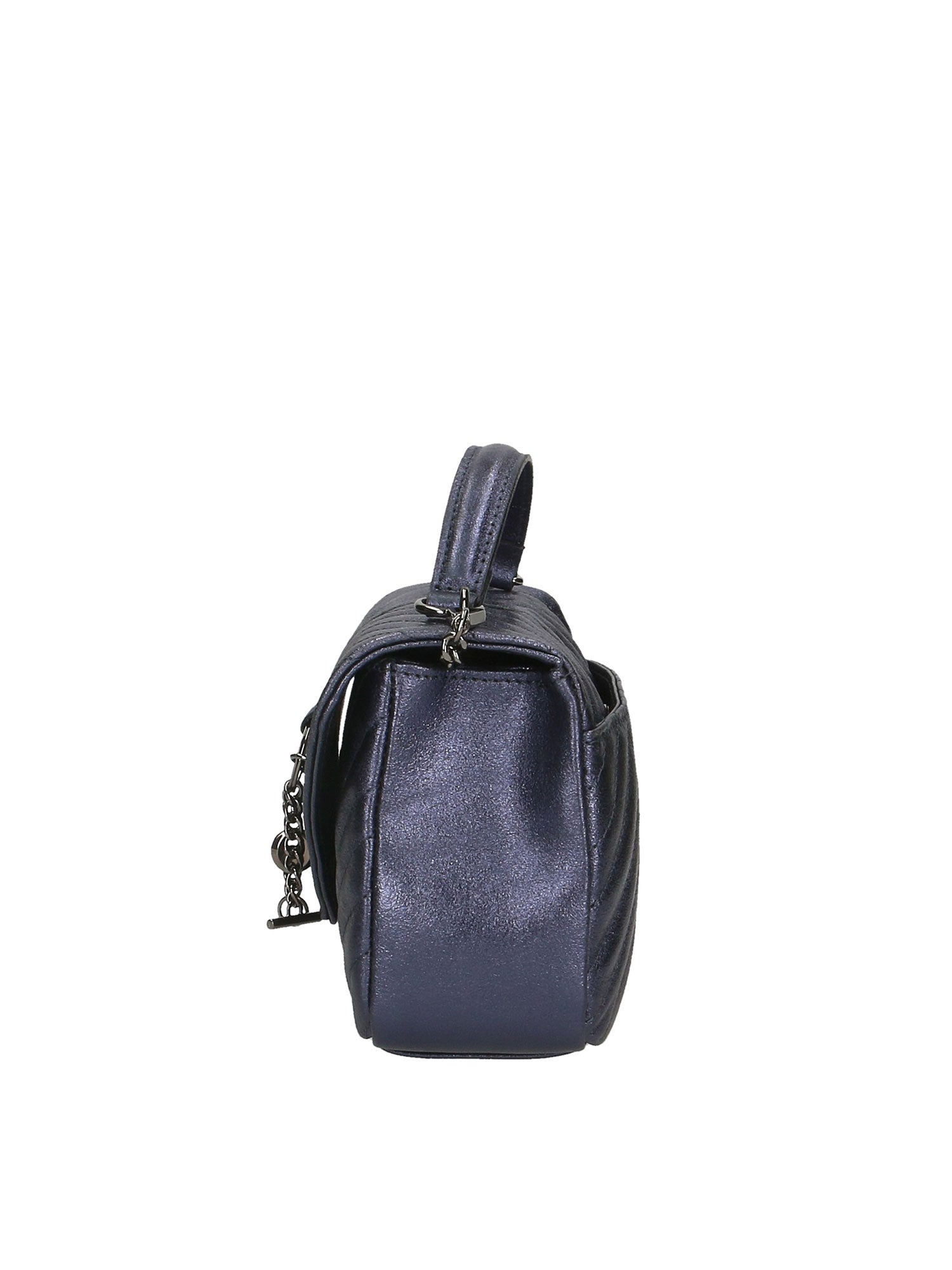 Volterra Borsa a tracolla da donna Vera Pelle 1626-BLU Gave Lux