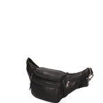 Marsupio da uomo in vera pelle Casual HILB-3044-NERO Hill Burry