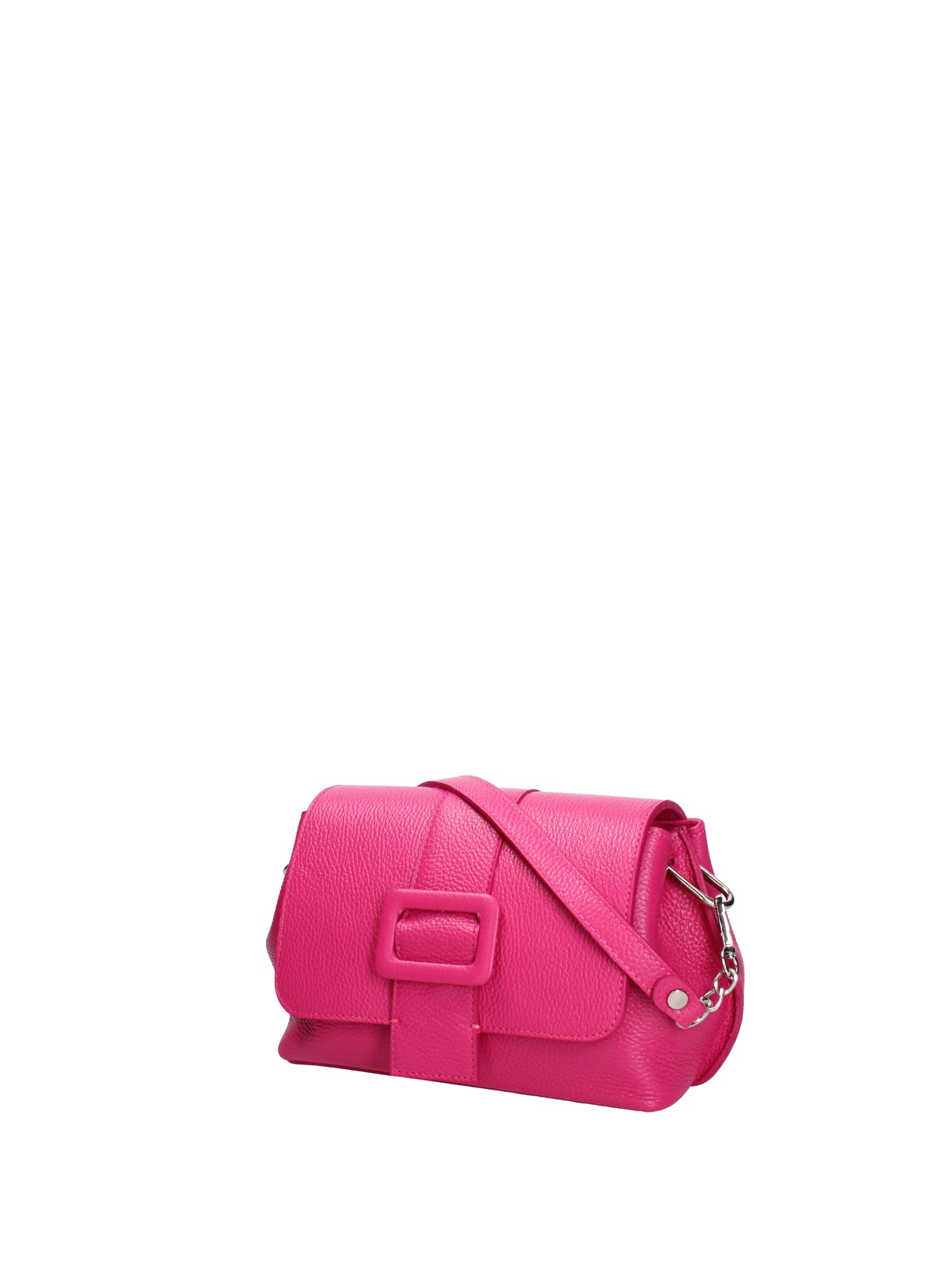 Borsa a tracolla da donna Vera pelle 07143-D02 FUXIA Roberta Rossi