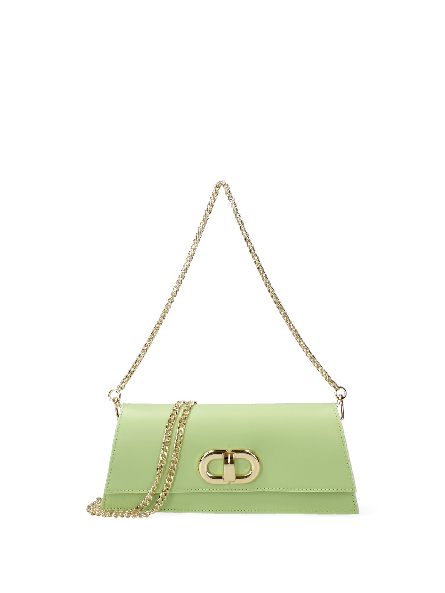 Borsa a spalla da donna Vera pelle 07313-L260 PISTACCHIO Roberta Rossi