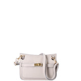 Katie Borsa a tracolla da donna 100% vera pelle 07145-D86 GRIGIO PERLA Viola Castellani