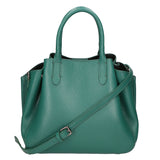 Vincenza Borsa a mano da donna Vera pelle 06898-D91 PAVONE Gave Lux