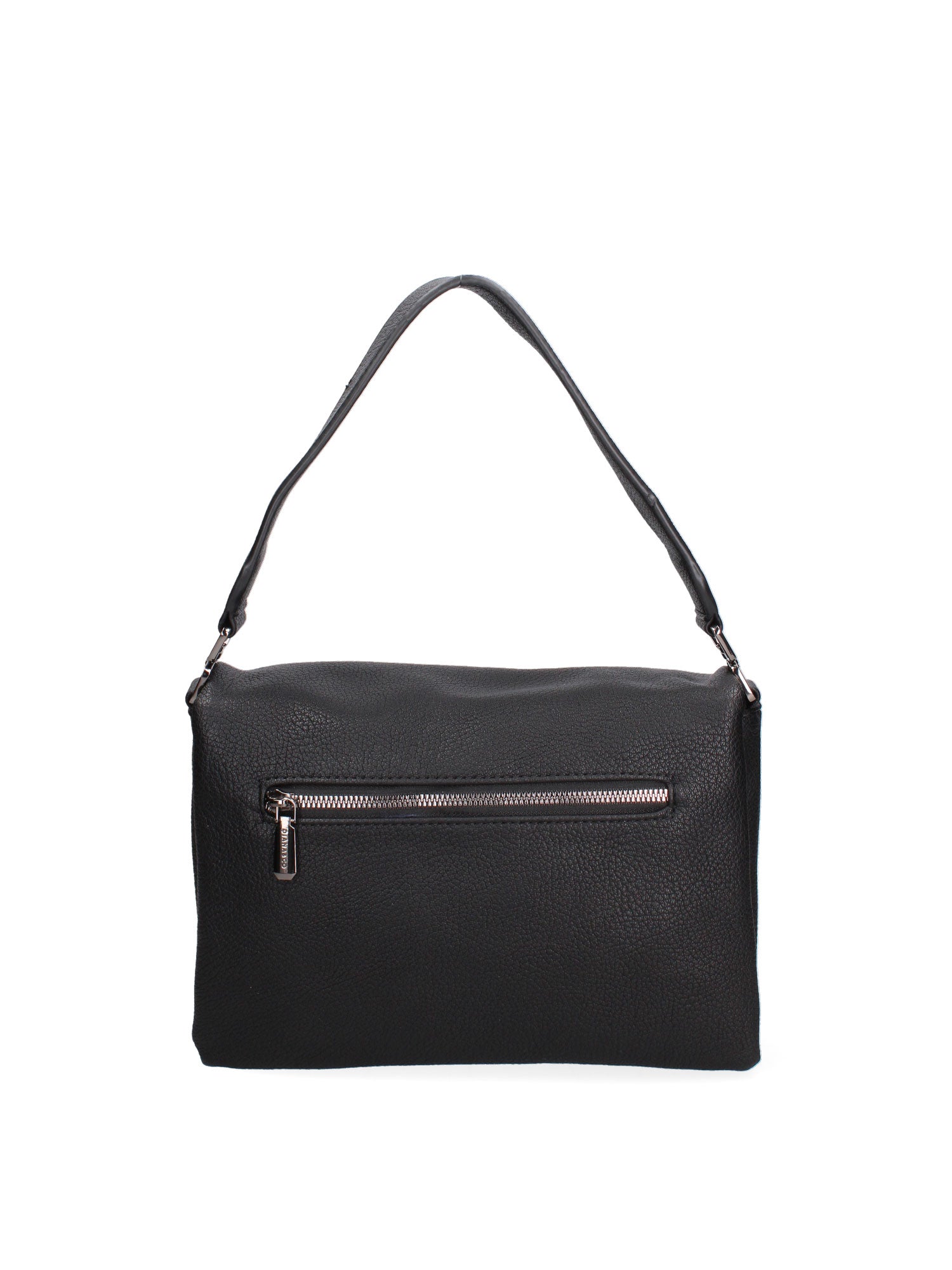 Borsa a spalla da donna Ecopelle vegana 637-1-BLACK Diana&co