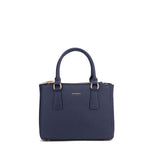 Borsa a mano da donna 100% pelle vegana PU 720-2PT-NAVY BLUE Diana&co