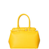 Borsa a mano da donna Vera Pelle 07146-D04 GIALLO Viola Castellani