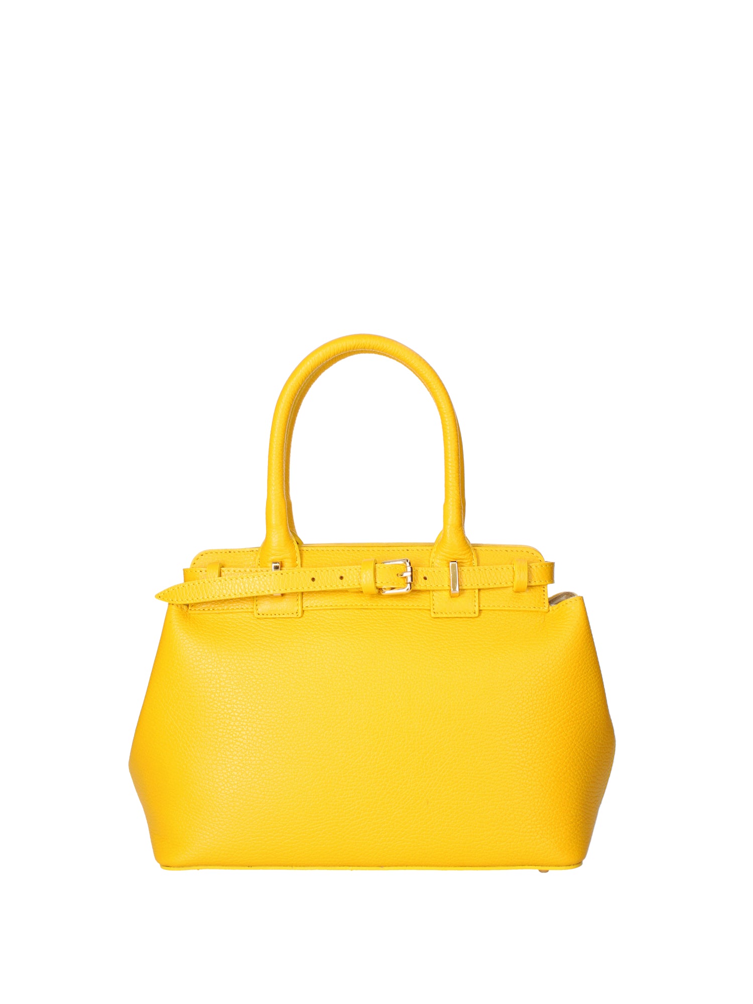 Borsa a mano da donna Vera Pelle 07146-D04 GIALLO Viola Castellani