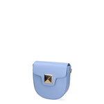 Calista Borsa a tracolla da donna Vera pelle 06014-L220 AZZURRO Gave Lux