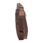 Borsa a tracolla uomo 100% PU Leather PCL3157-EARTH Northampton Polo Club