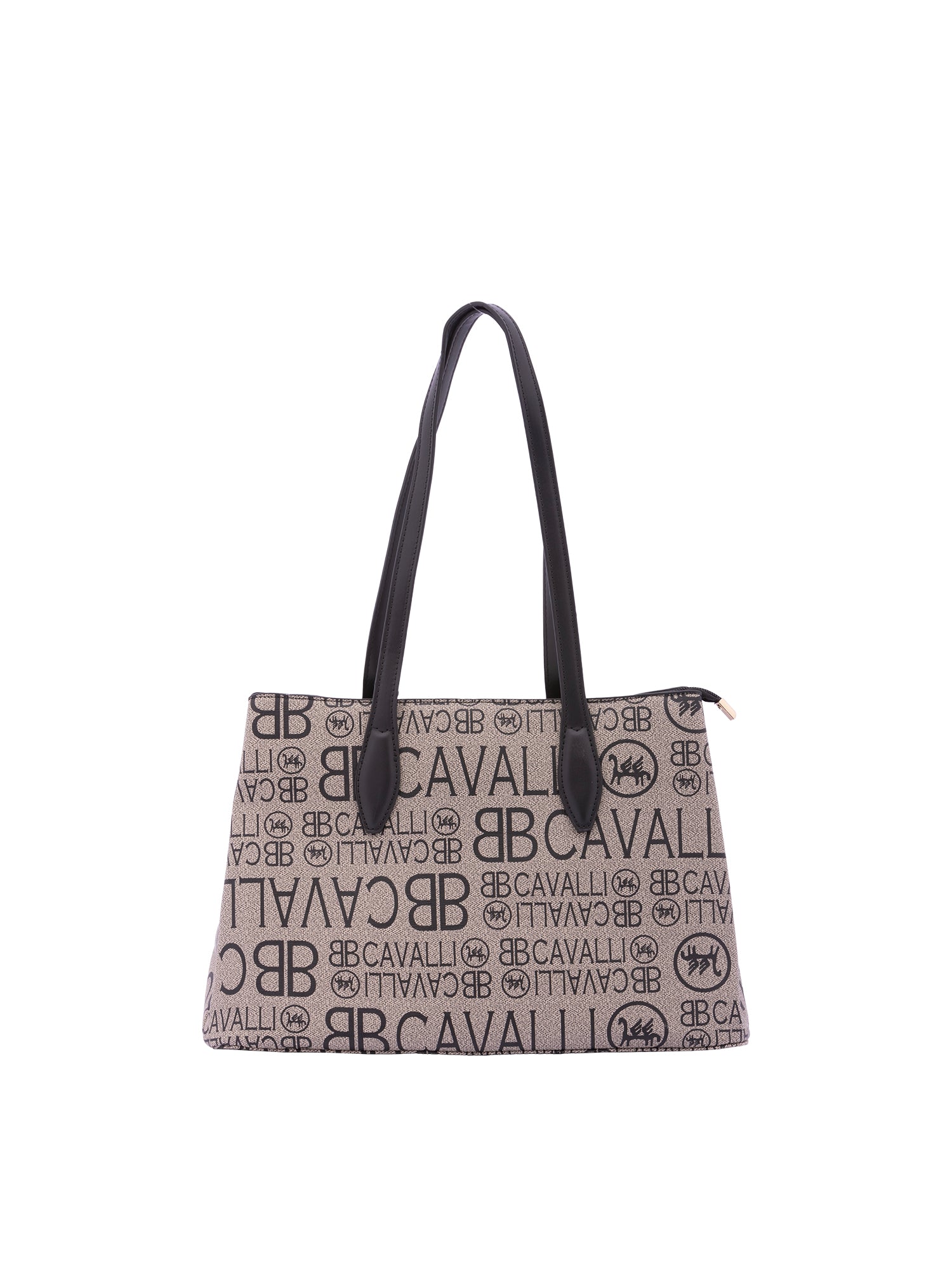 Borsa a spalla da donna Ecopelle BC1369-NERO BIANCO B Cavalli