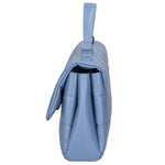 Viola Borsa a mano da donna Vera Pelle 06862-S41 CELESTE SCURO Gave Lux