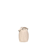 Borsa a spalla da donna Vera pelle 07141-D37 LATTE Viola Castellani