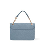 Borsa a spalla da donna Nylon & Ecopelle DC3533-2-JEANSBLUE Diana&co