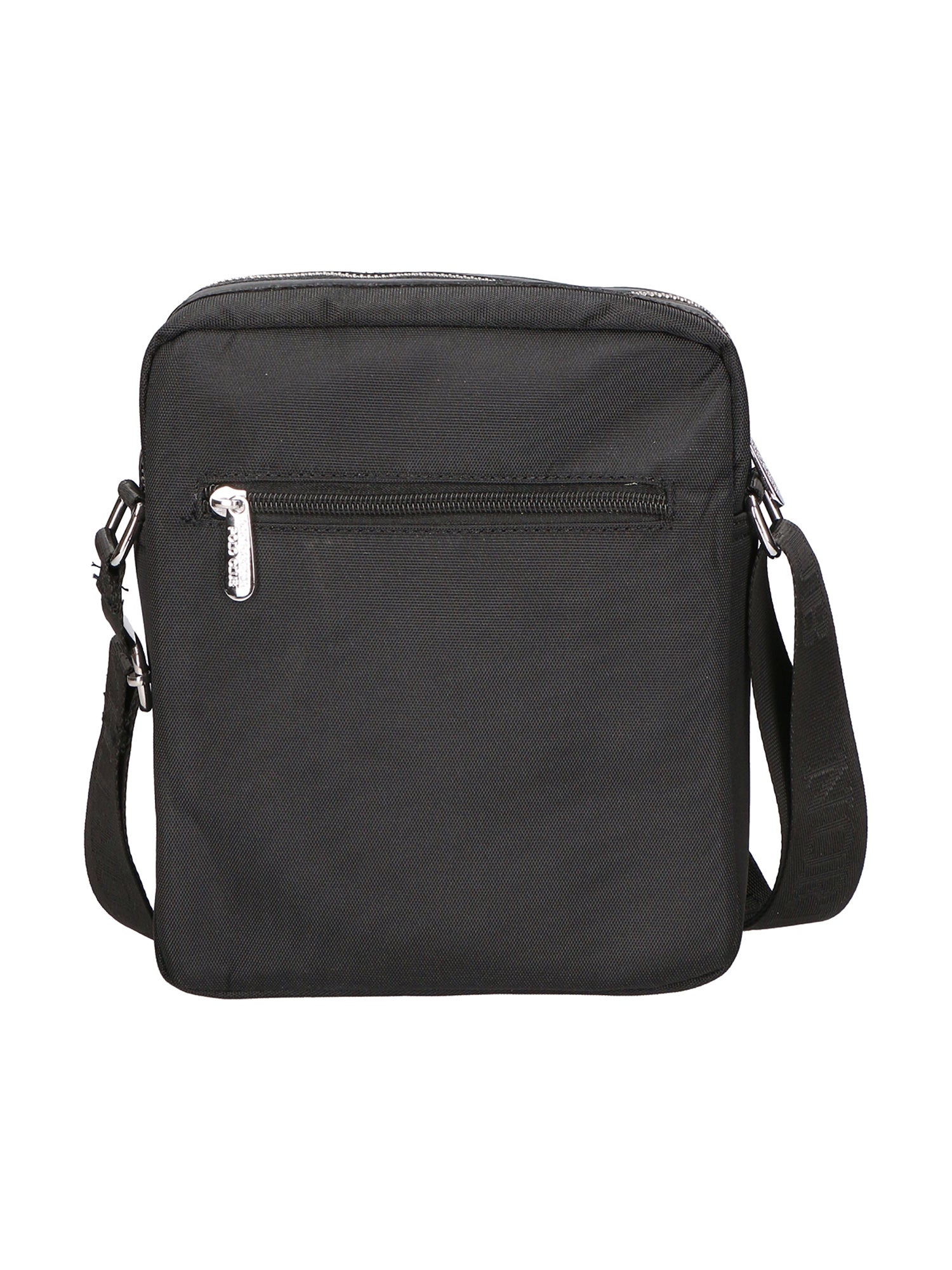 Borsa a tracolla uomo Pelle PU e nylon PCL3071-BLACK Northampton Polo Club