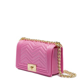Borsa a mano da donna 100% PVC FLAT S MANHATTAN-AURORA + LIGHT GOLD Marc Ellis