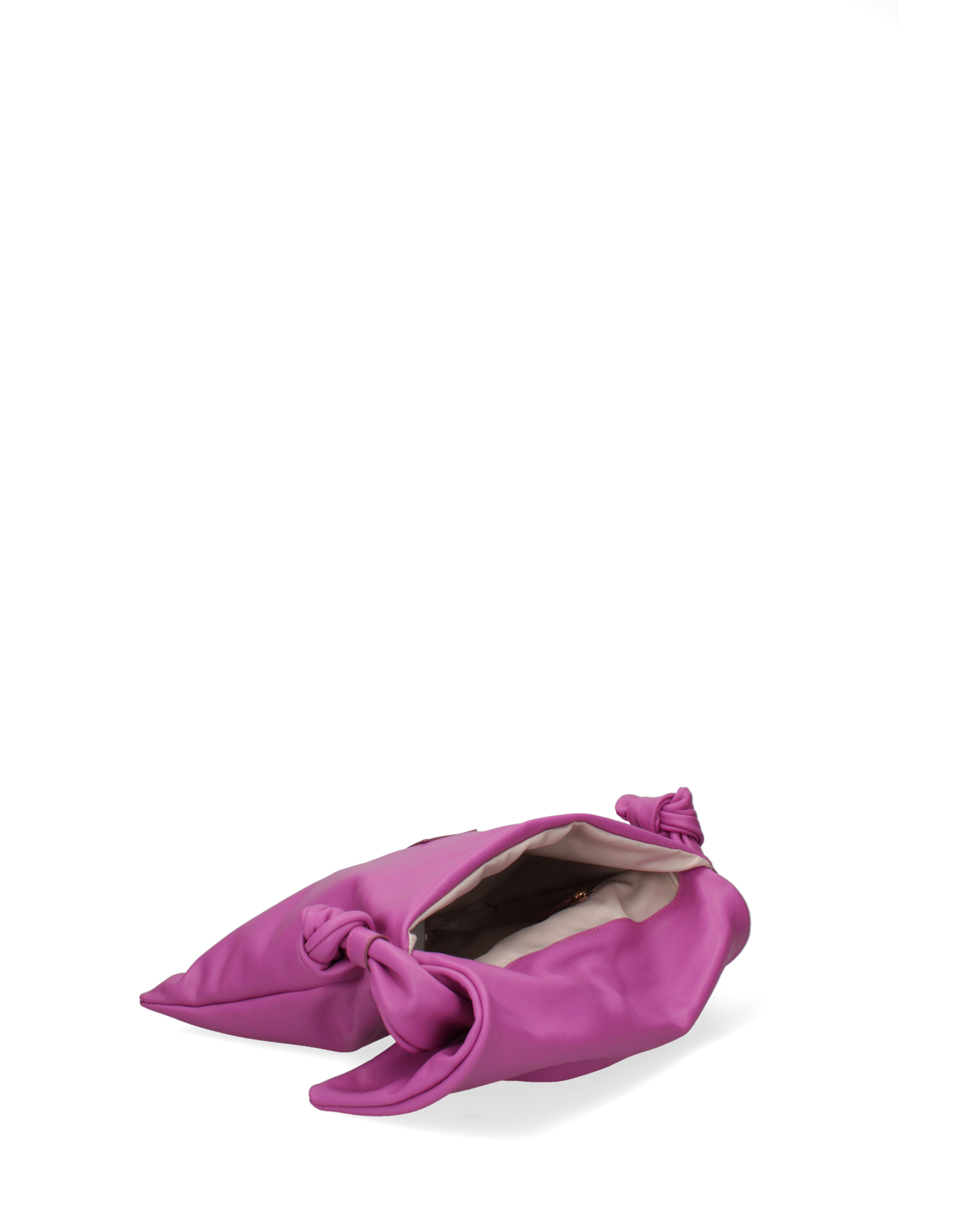 Borsa a spalla da donna Vera pelle 07172-S602 FUXIA CHIARO Viola Castellani