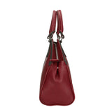 Emeraude Borsa a mano da donna Vera Pelle 6710-BORDO+NERO Gave Lux