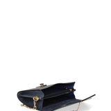 Borsa a tracolla da donna Vera pelle 00734-LU26 BLU SCURO Viola Castellani