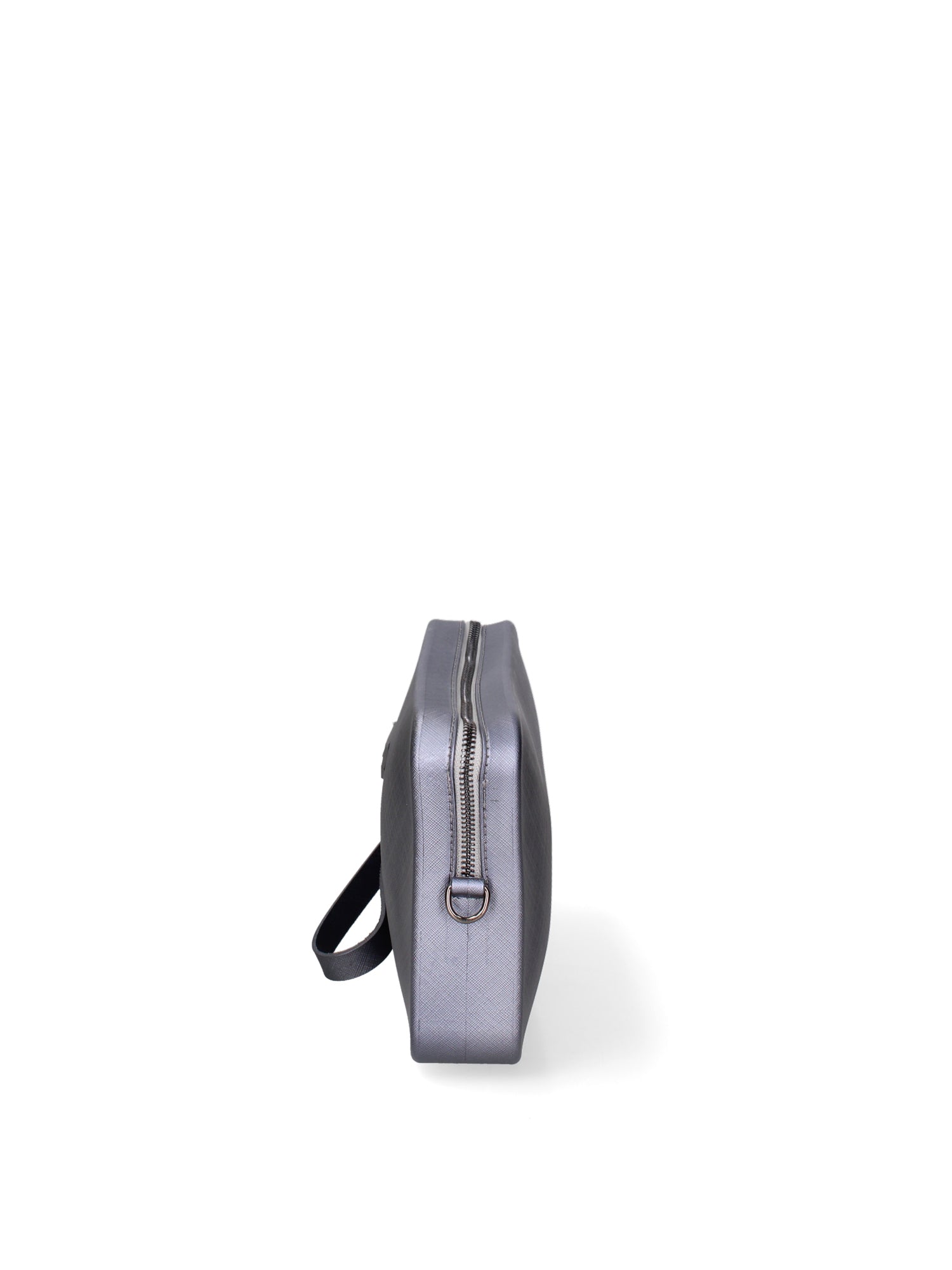 Borsa a tracolla da donna 100% Pvc FLAT-FLOWE-GUN METAL - CDF Marc Ellis