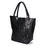 Althea Borsa a mano da donna Vera pelle 5190-012 BLU JEANS Gave Lux