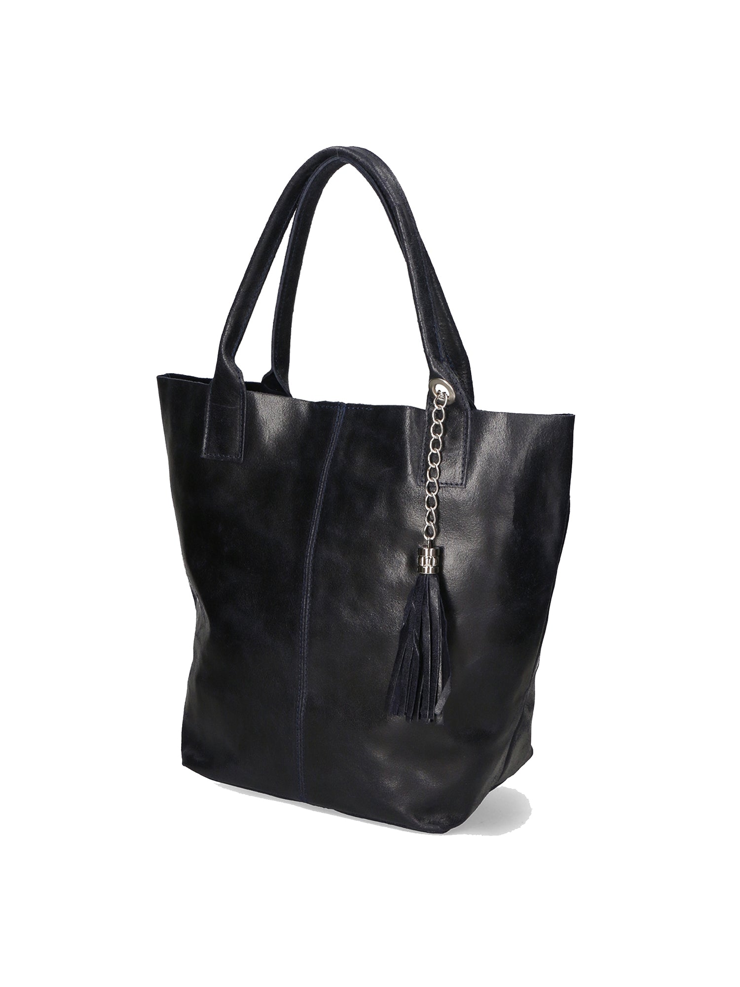Althea Borsa a mano da donna Vera pelle 5190-012 BLU JEANS Gave Lux