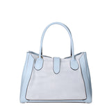 Jordana Borsa a mano da donna Vera pelle e suede 07150-L366 CIELO Viola Castellani
