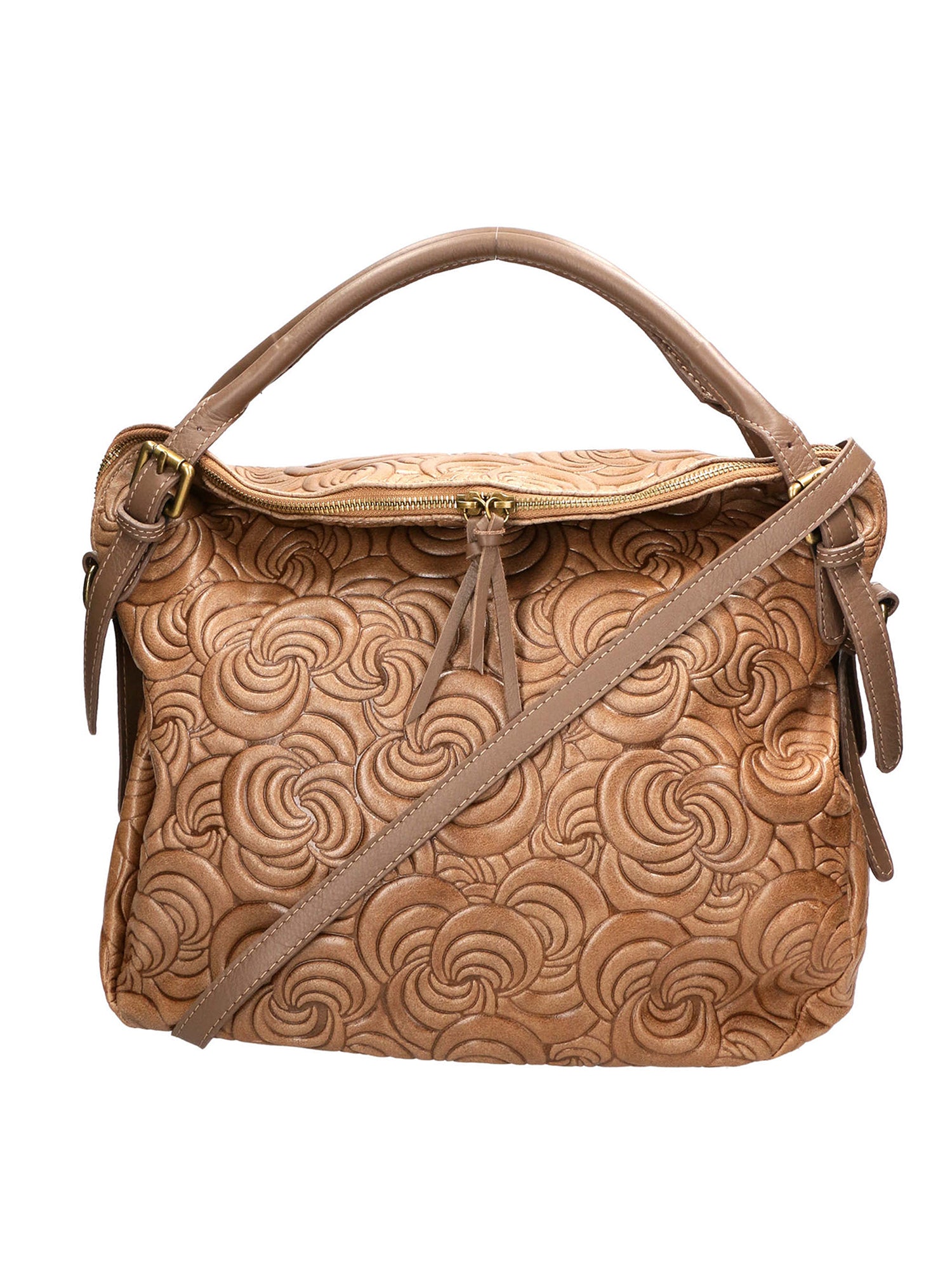 Devis Borsa a mano da donna Vera pelle 80014-009 TAUPE SCURO Gave Lux