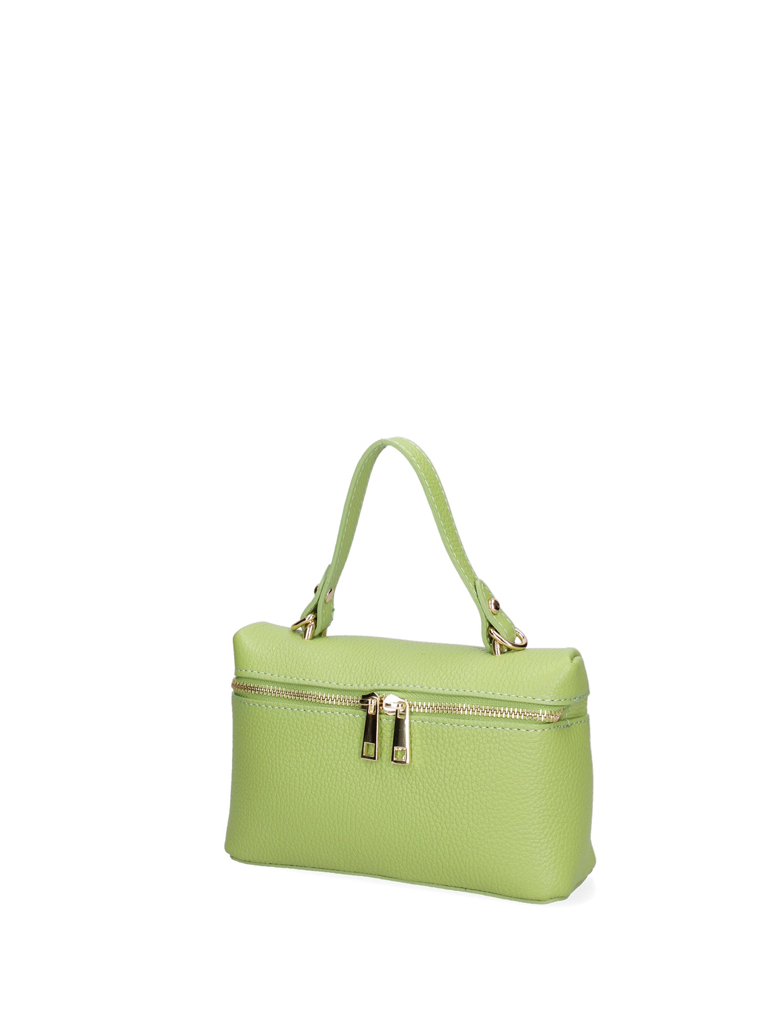 Borsa a mano da donna Vera pelle 07160-D12 VERDE Roberta Rossi